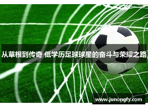 从草根到传奇 低学历足球球星的奋斗与荣耀之路