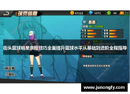 街头篮球明星亲授技巧全面提升篮球水平从基础到进阶全程指导